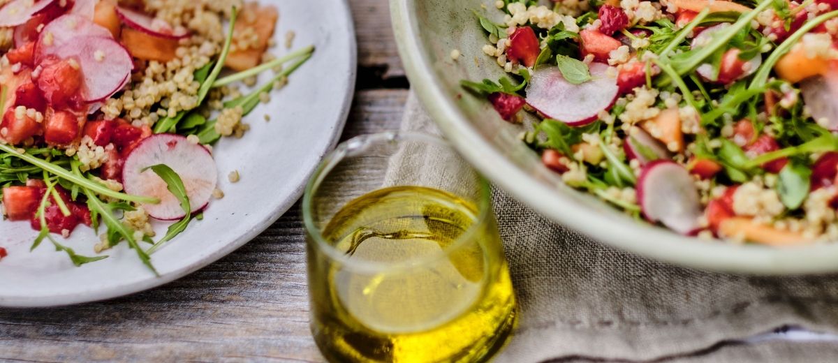 Knasende solrik salat