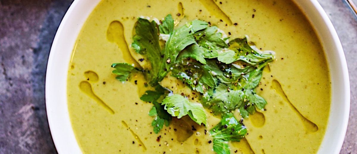 Erte- og grønnsakssuppe