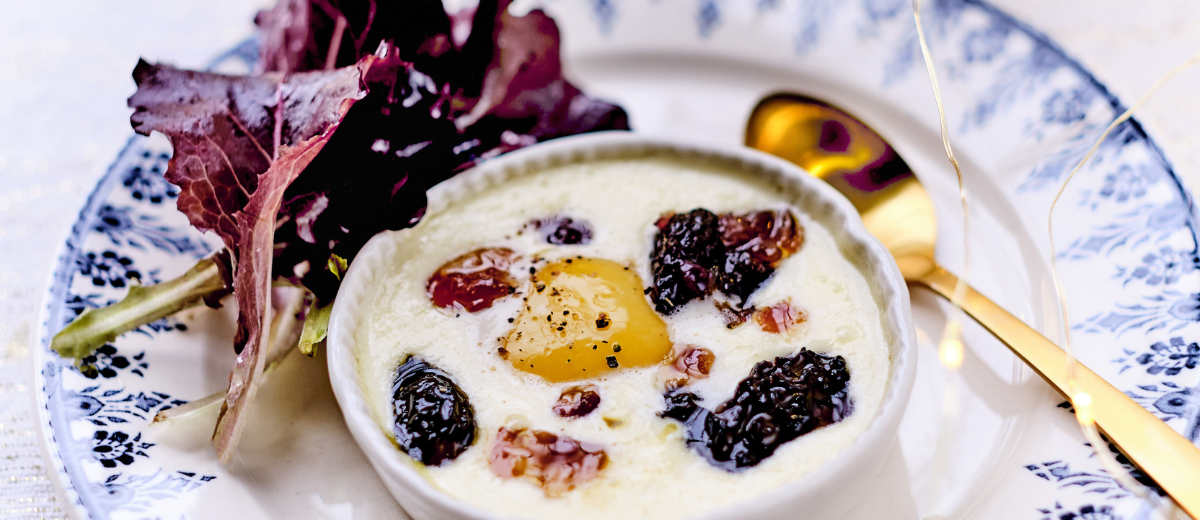 Egg coccote med morkler