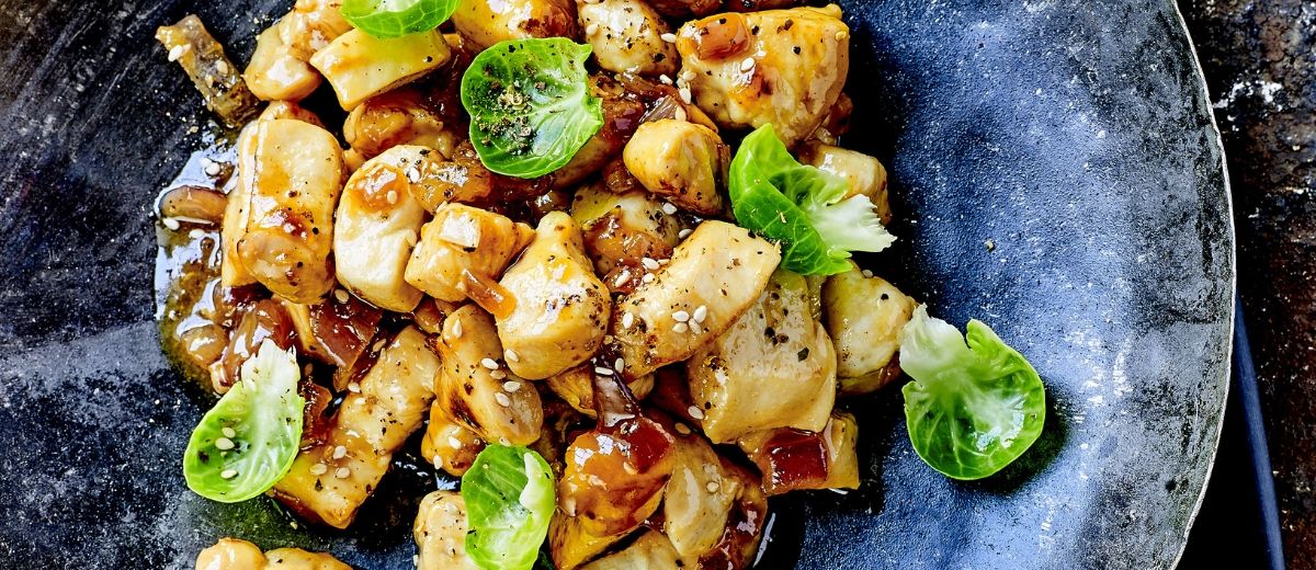 Kyllingwok og Sesamkrem